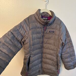 Patagonia Purple down sweater Puffer Jacket